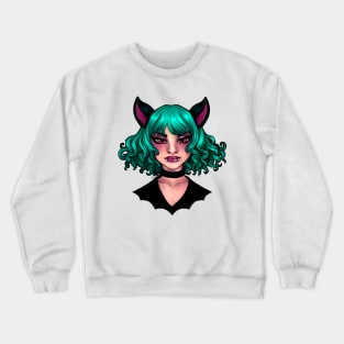 Girl Who is a Bat Crewneck Sweatshirt